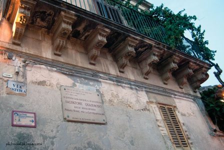 La casa di Salvatore Quasimodo a Modica  in via Posterla ph. Brunella Bonaccorsi