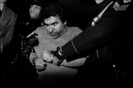 L'arresto del feroce boss mafioso Leoluca Bagarella Palermo, 1980 Courtesy Letizia Battaglia 