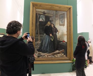 Mostra Liardo a Catania, il dipinto Sepoltura di un garibaldino 