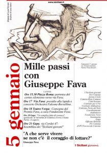 Un corteo antimafia per ricordare Giuseppe Fava