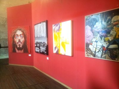 La mostra Artisti di Sicilia inaugurata da Vittorio Sgarbi