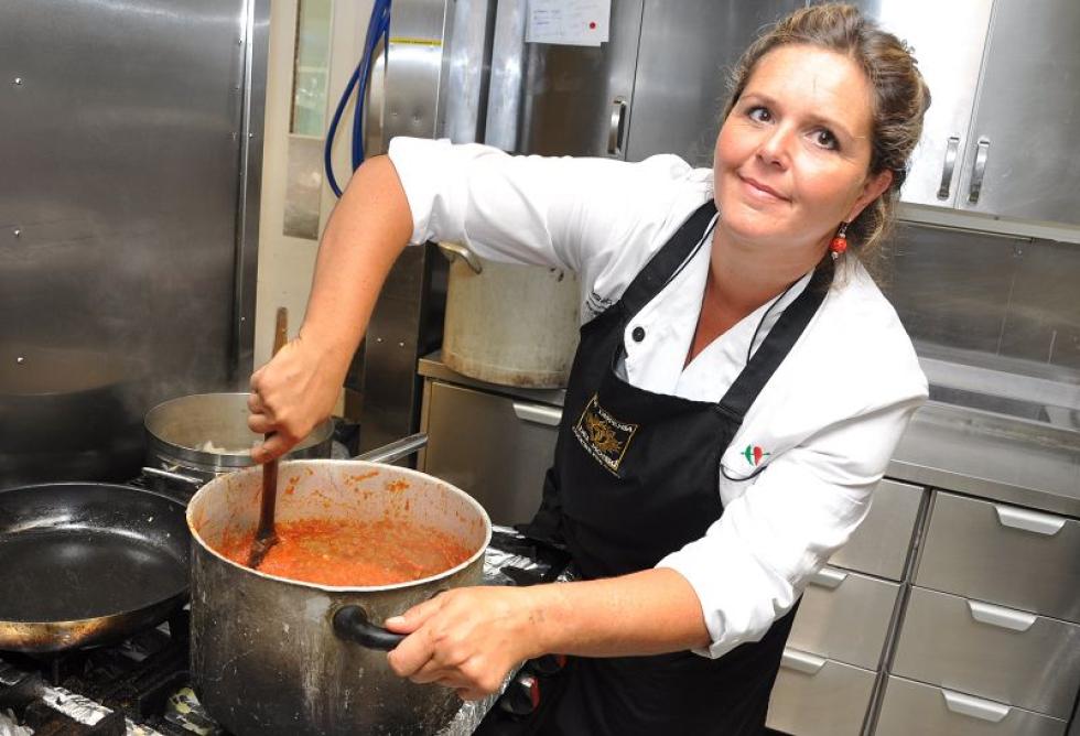 La chef palermitana Bonetta Dell'Oglio