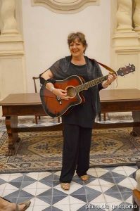 La cantante Cinzia Sciuto. Foto De Gregorio