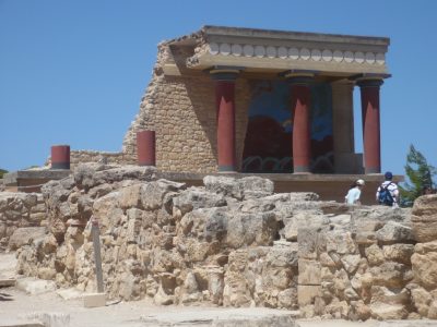 Creta, il palazzo di Cnosso. Foto di Brunella Bonaccorsi