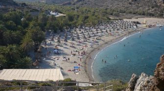 Creta, la bellissima spiaggia di Vai. Foto Brunella Bonaccorsi