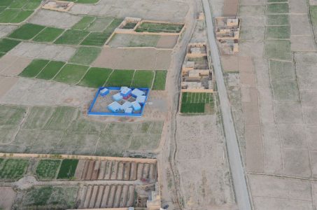 La scuola Maria Grazia Cutuli a Herat, ripresa dall'alto