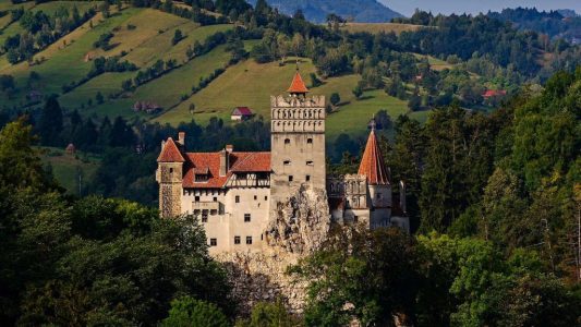 Il castello di Bran in Transilvania, conosciuto come castello di Dracula