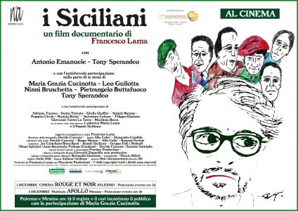 La locandina del film documentario I Siciliani