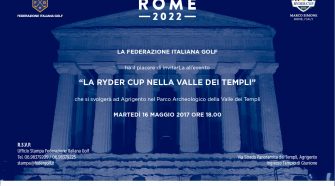 La Ryder Cup nella Valle dei Templi