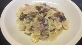 Farfalle al gorgonzola