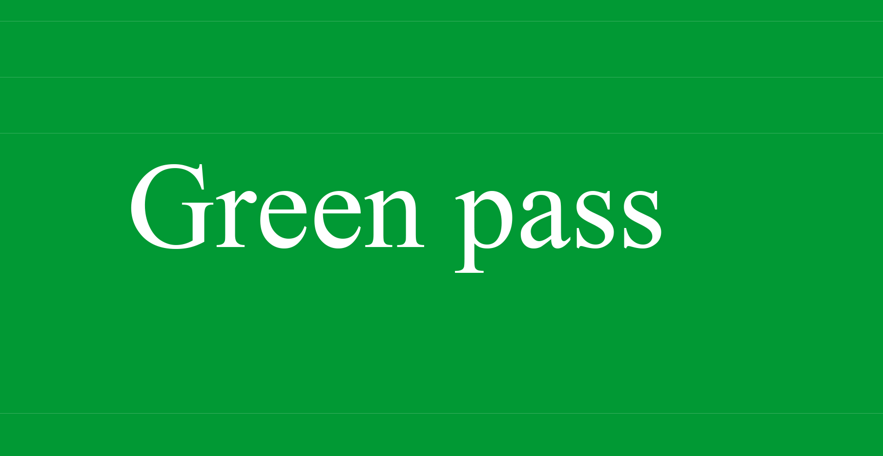 ADM green pass
