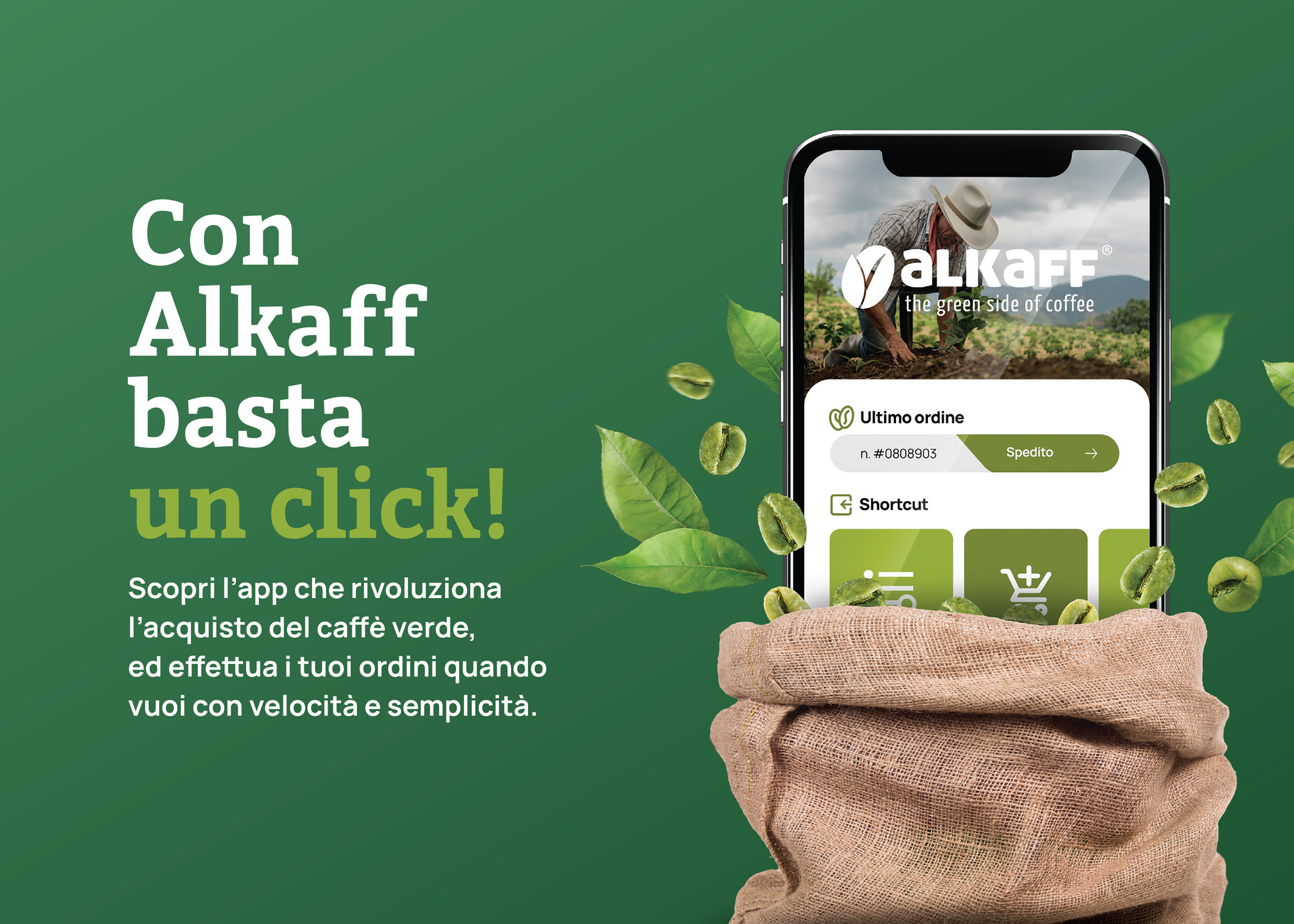 Alkaff: Un app rivoluziona l'acquisto del caffè verde