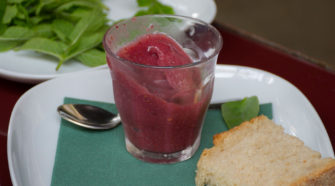 granita e pane integrale