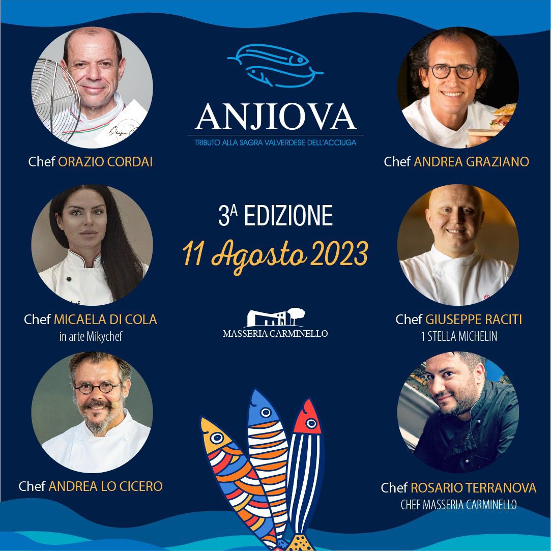 Anjiova 2023, a Valverde 6 chef reinterpretano l'acciuga